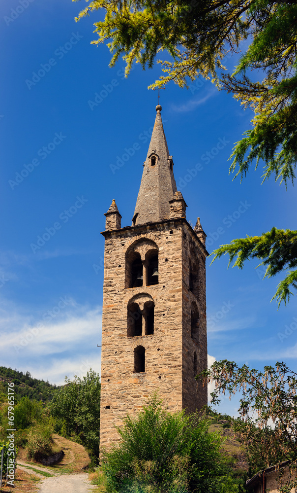 Campanile della Chiesa di Saint Léger - Valle d'Aosta