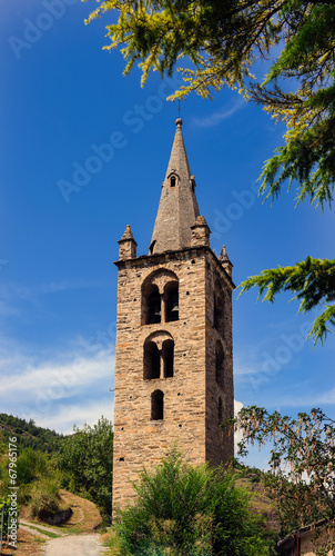 Campanile della Chiesa di Saint Léger - Valle d'Aosta photo