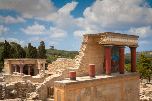 Knossos palace at Crete photo