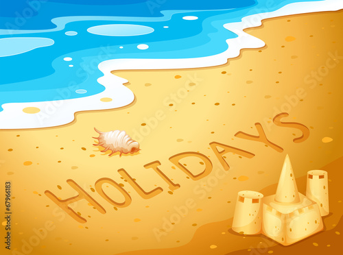 Holiday at the beach