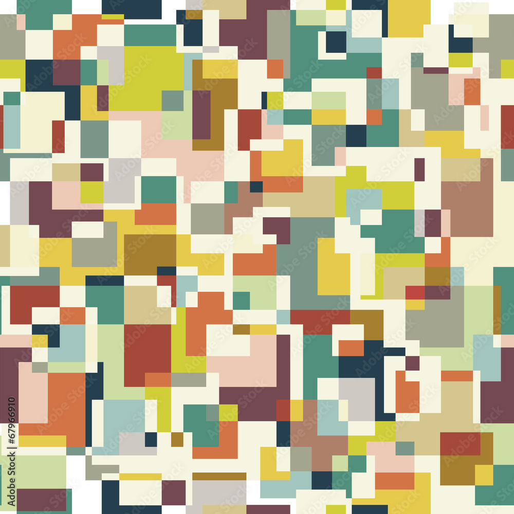 Square pixel seamless pattern Square pixel seamless pattern