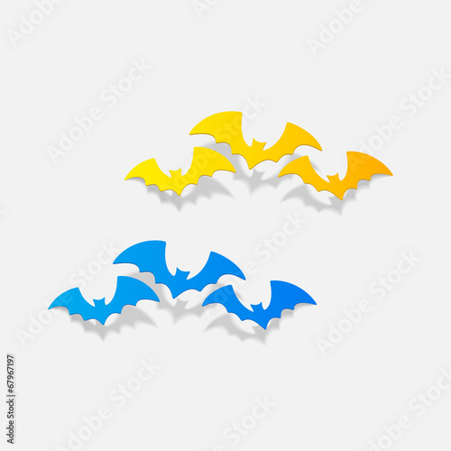 realistic design element: bat