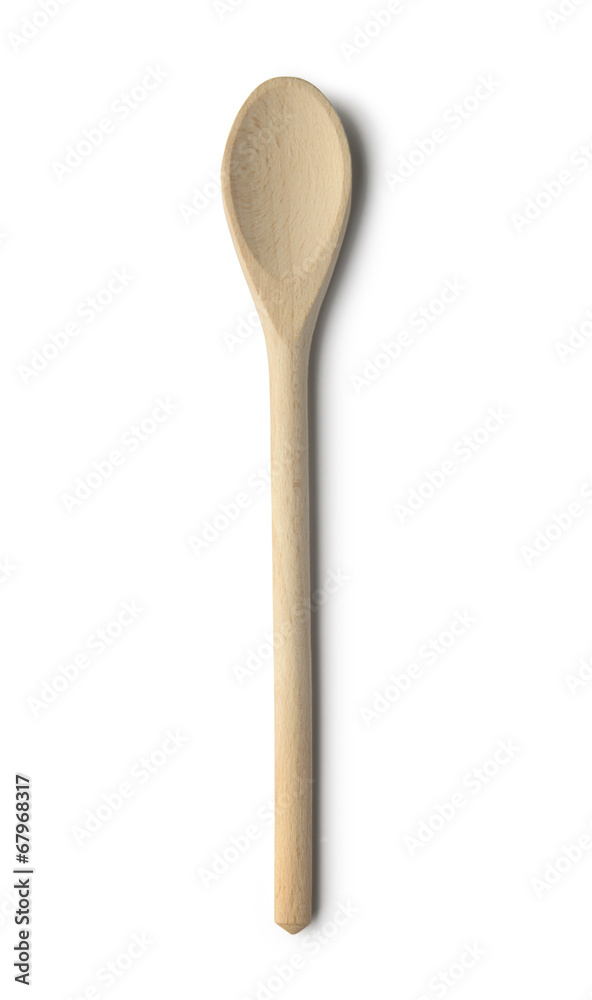 Wooden spoon with clipping path Wooden spoon with clipping path