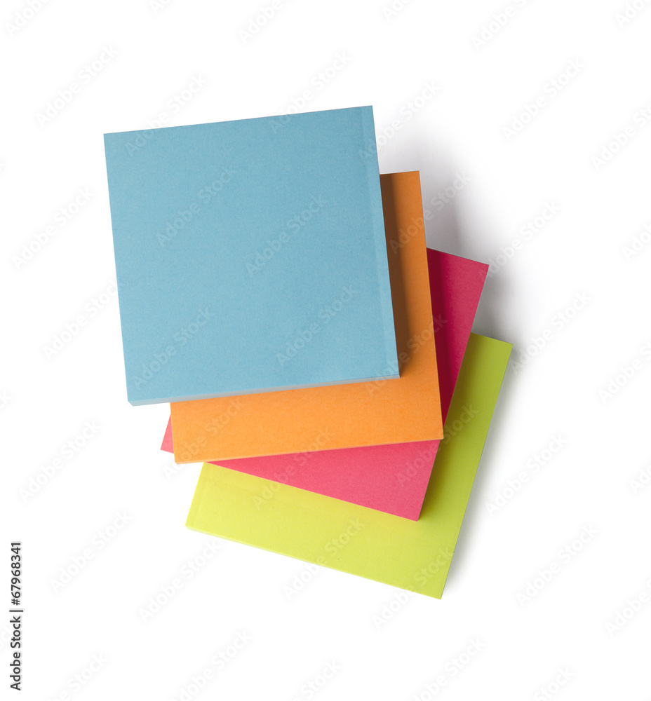 Stack of sticky notes Stack of sticky notes