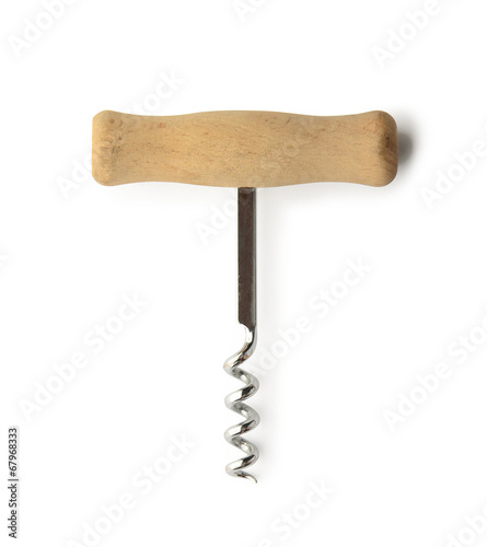 Corkscrew with clipping path