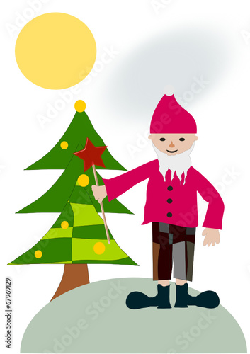 nikolaus mit stern