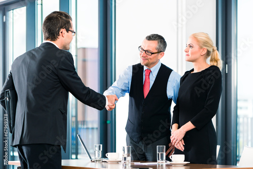 Business - Vorstellungsgespräch für Bewerbung photo