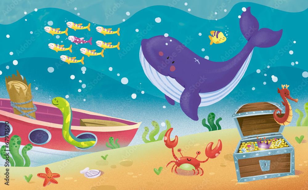 Obraz premium Zwierzęta morskie