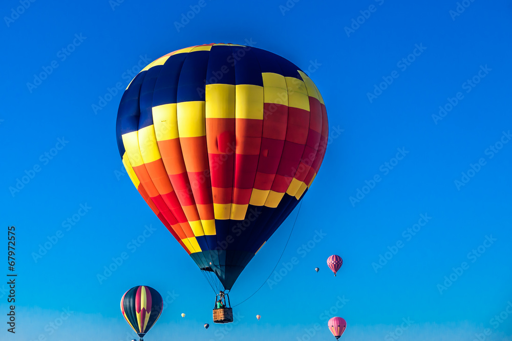 Naklejka premium Hot Air Balloon Race