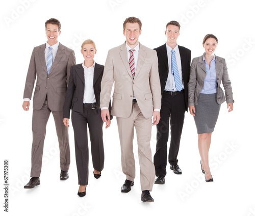 Portrait Of Confident Young Business People