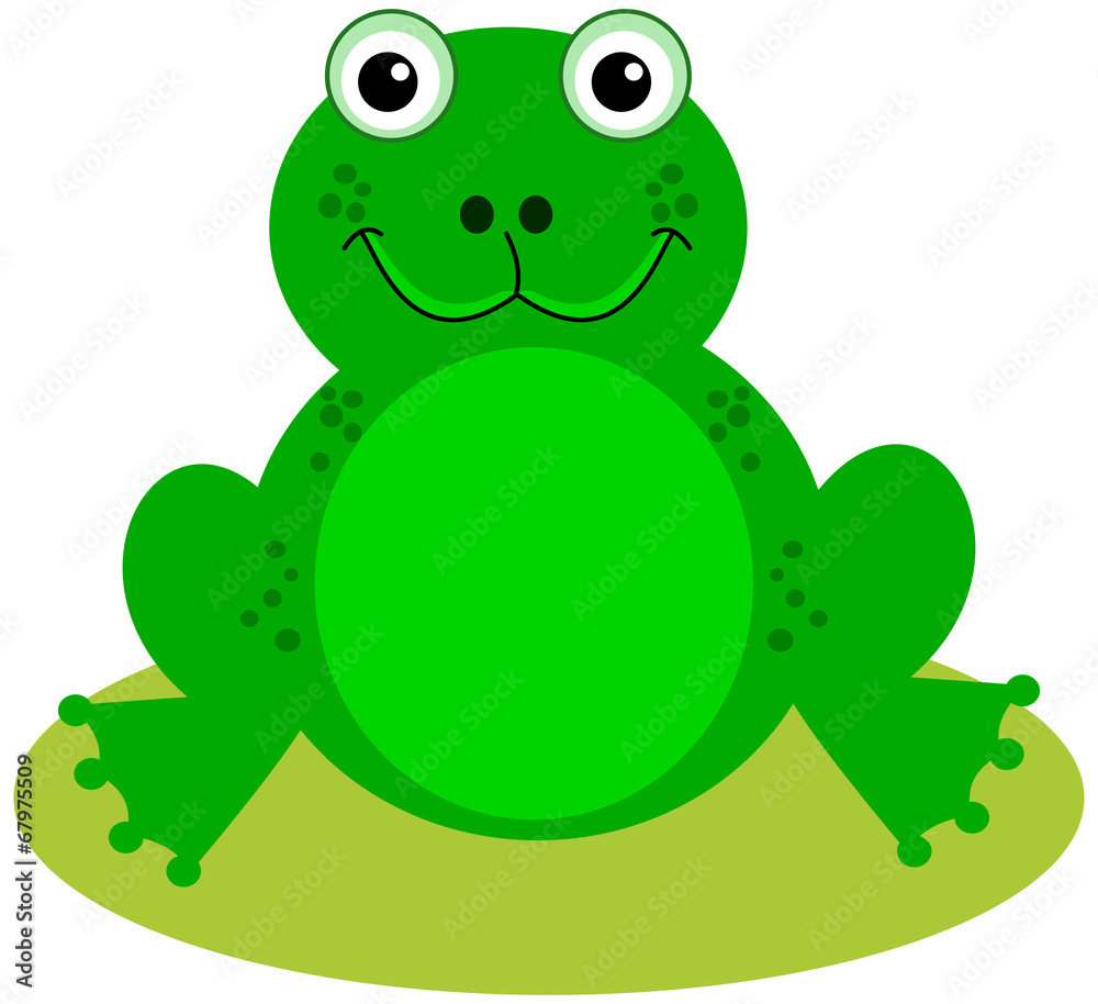 a smiling green frog a smiling green frog