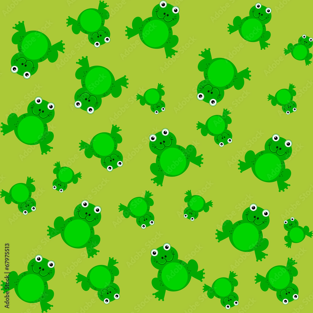 Obraz premium pattern for wrapping paper and filled with frog