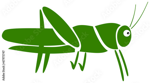 Photo a grasshopper pictogram