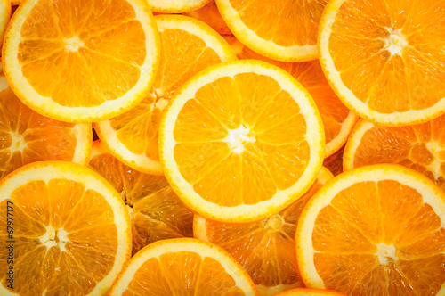 Orange slices for background, texture