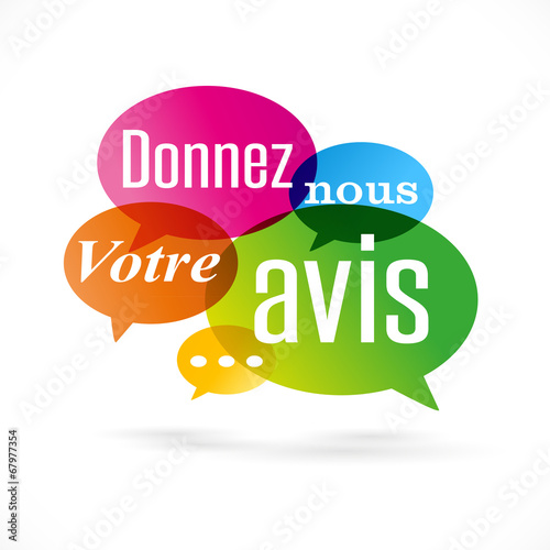 Donnez-nous votre avis