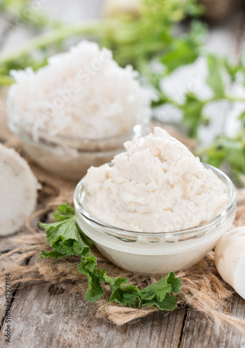 Small portion of Horseradish Sauce