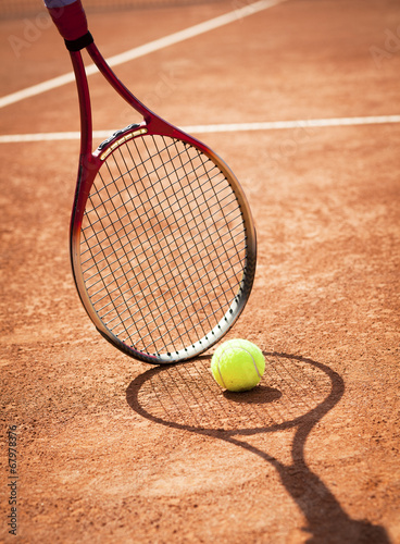 tennis equioment, sport activity concept