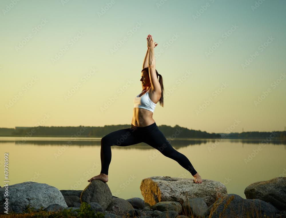 Yoga in the morning