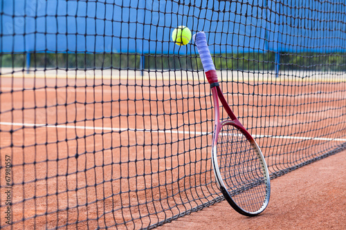 tennis equioment, sport activity concept