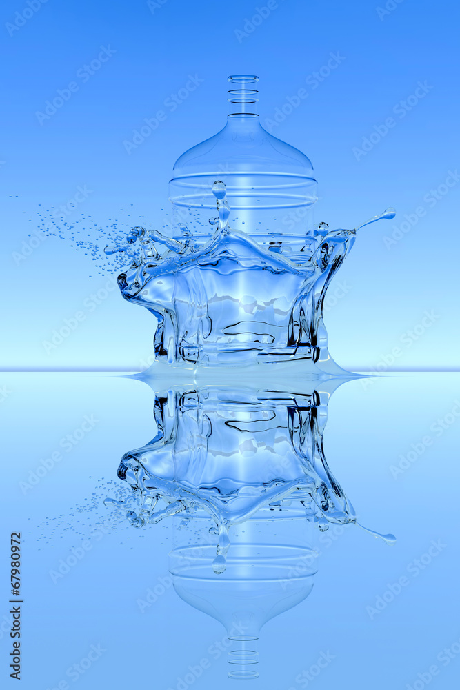 Water Splash Large Bottle