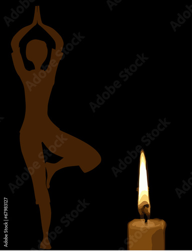 Yoga Candle