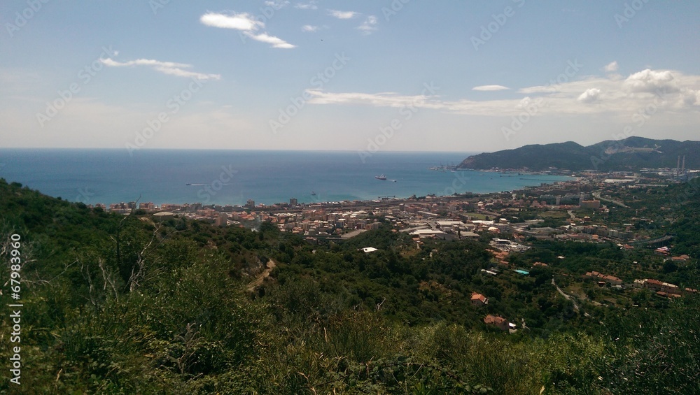 Typical Liguria landscape