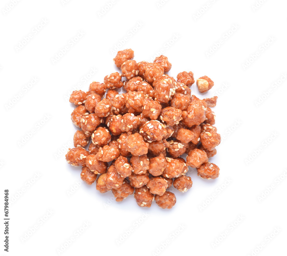 Obraz premium Honey roasted peanuts and sesame