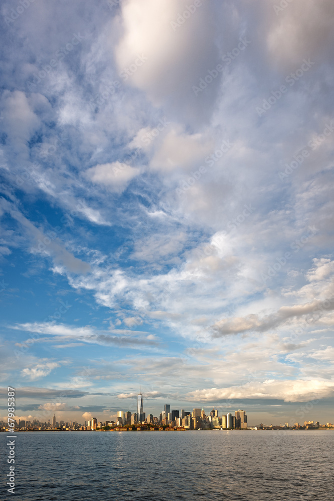 Light after the storm over downtown Manhattan, New York City Light after the storm over downtown Manhattan, New York City