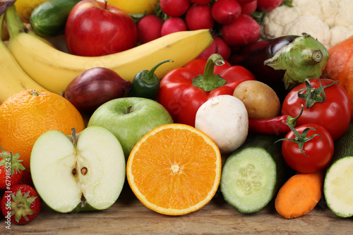 Obst, Früchte und Gemüse © Markus Mainka