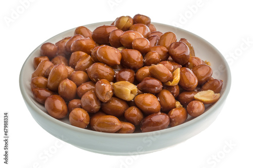 Fried peanuts heap