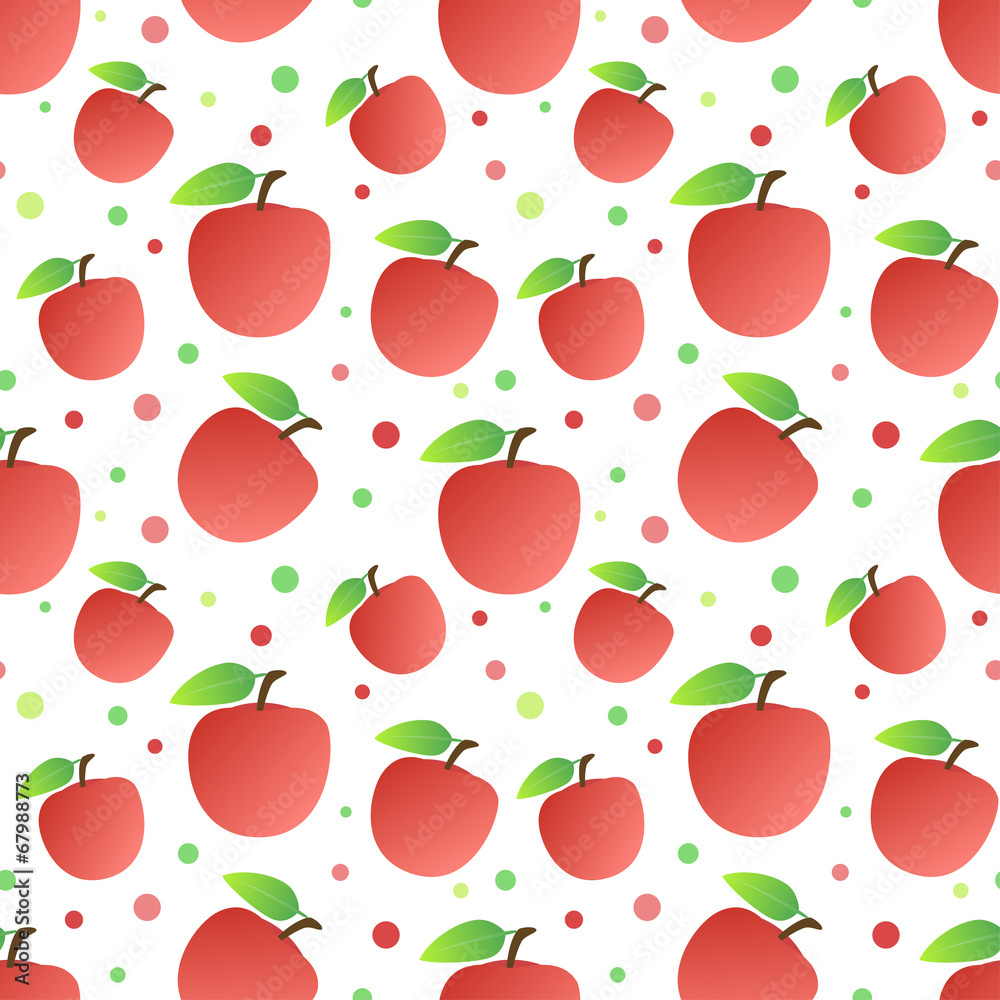 Apples seamless pattern Apples seamless pattern