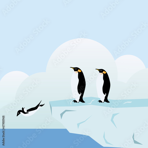 Penguin family
