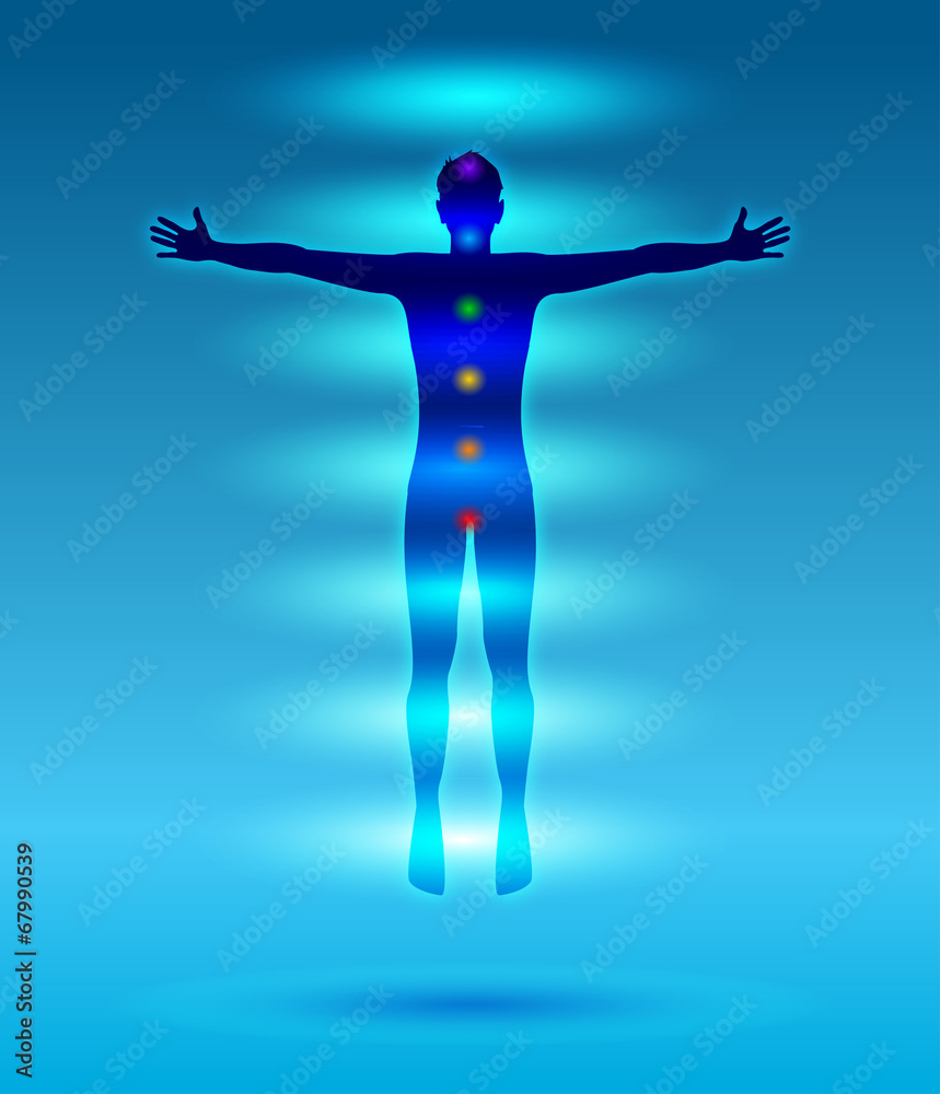 Vettoriale Stock corpo astrale, meditazione Adobe Stock