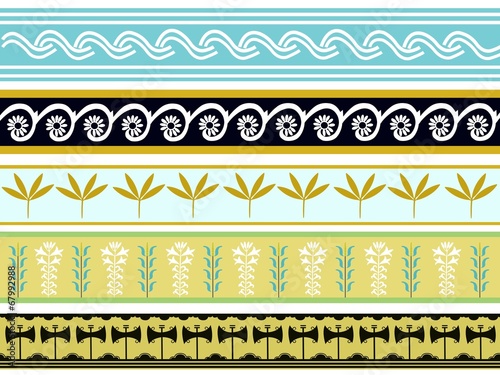 A set of ancient Minoan pattern designs 2