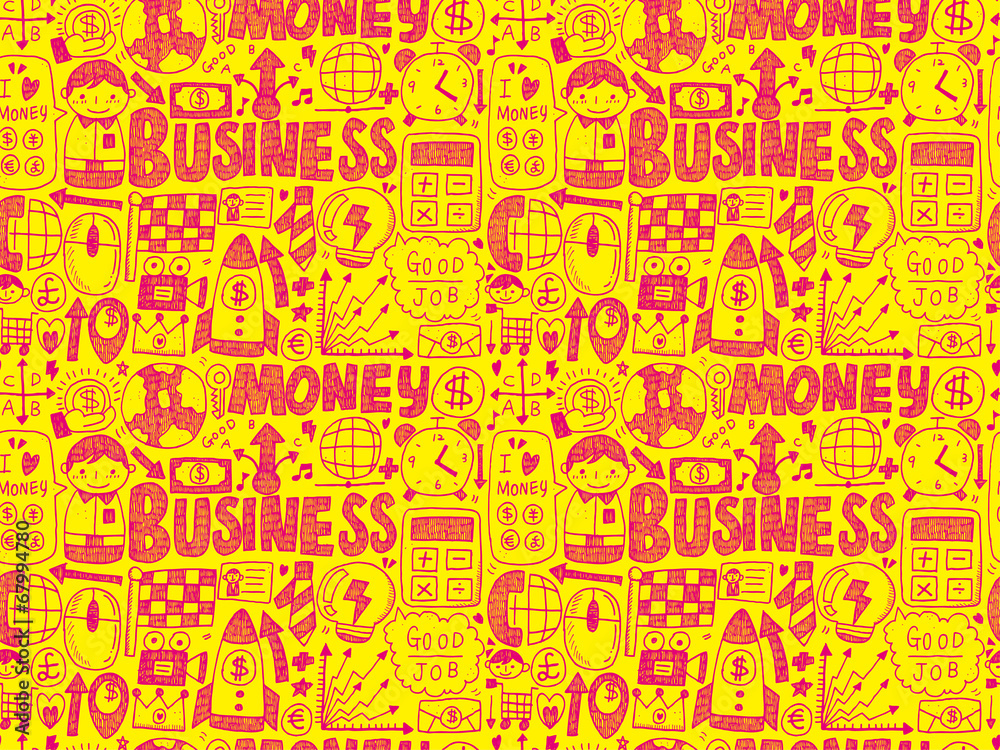 doodle business seamless