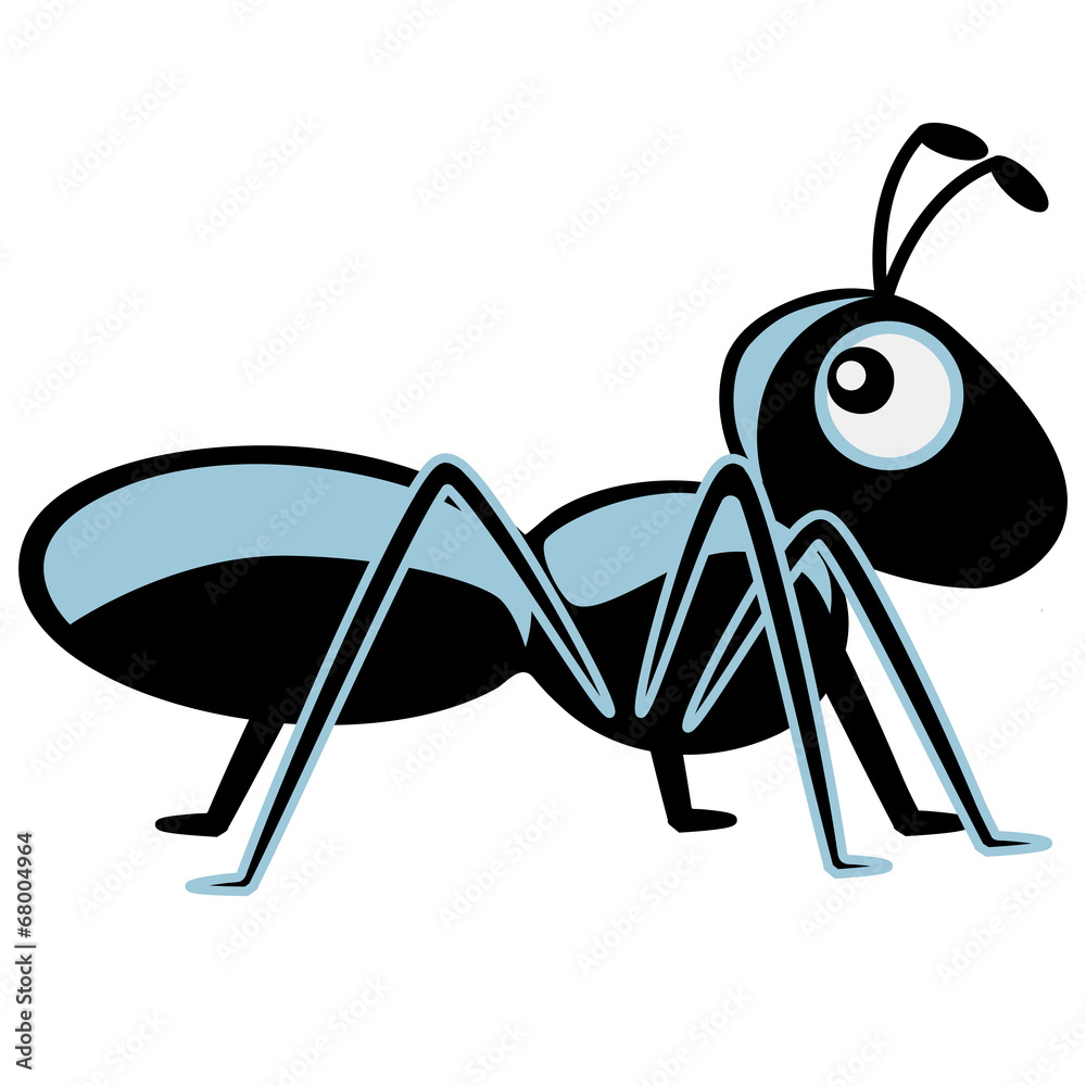 Ameise Insekt lustig süss ilustración de Stock Adobe Stock