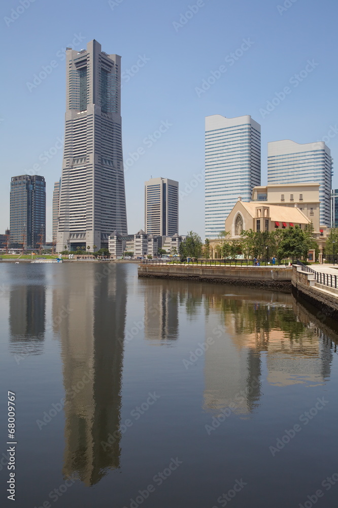 View of the Marina in Yokohama Bay side
