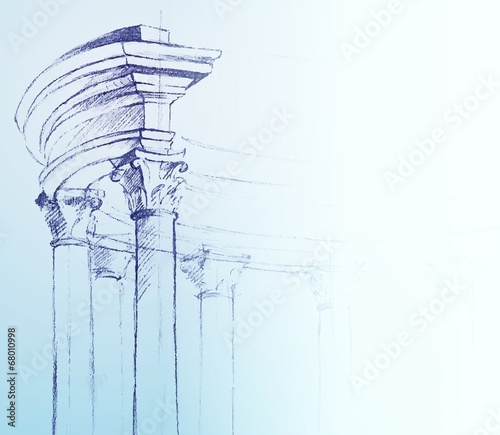 background with architectural element