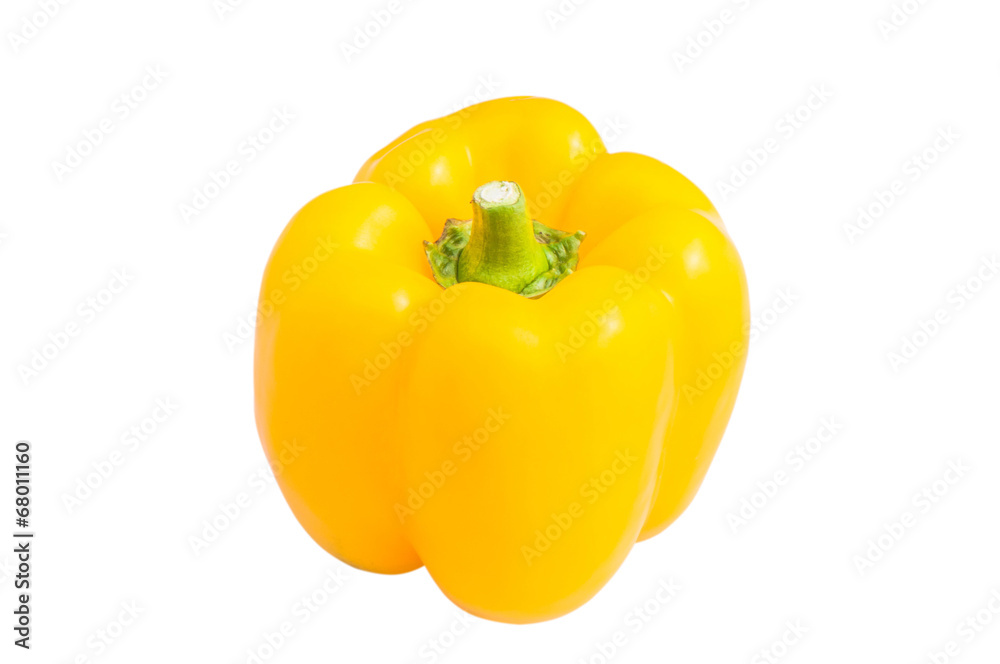 Bell Pepper Clipping Path on White Background Bell Pepper Clipping Path on White Background