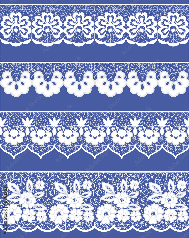lace ornaments set lace ornaments set
