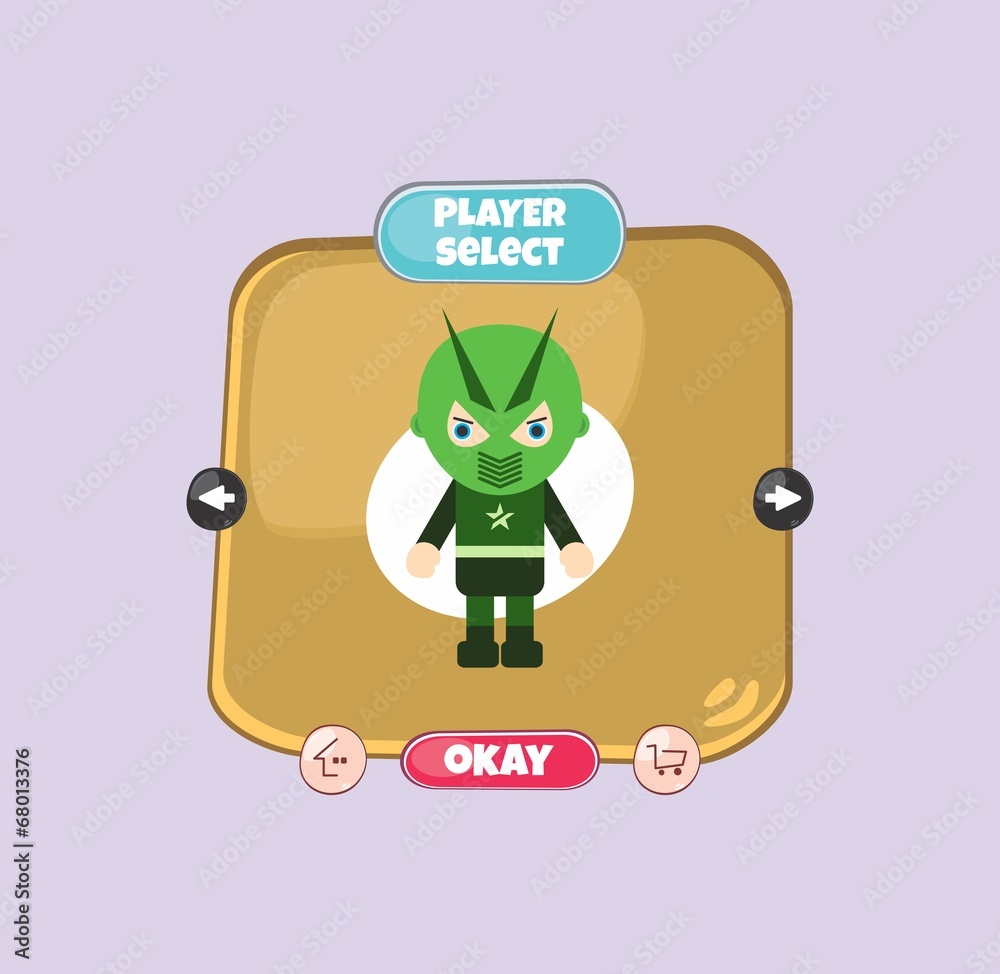 hero character option game assets element hero character option game assets element