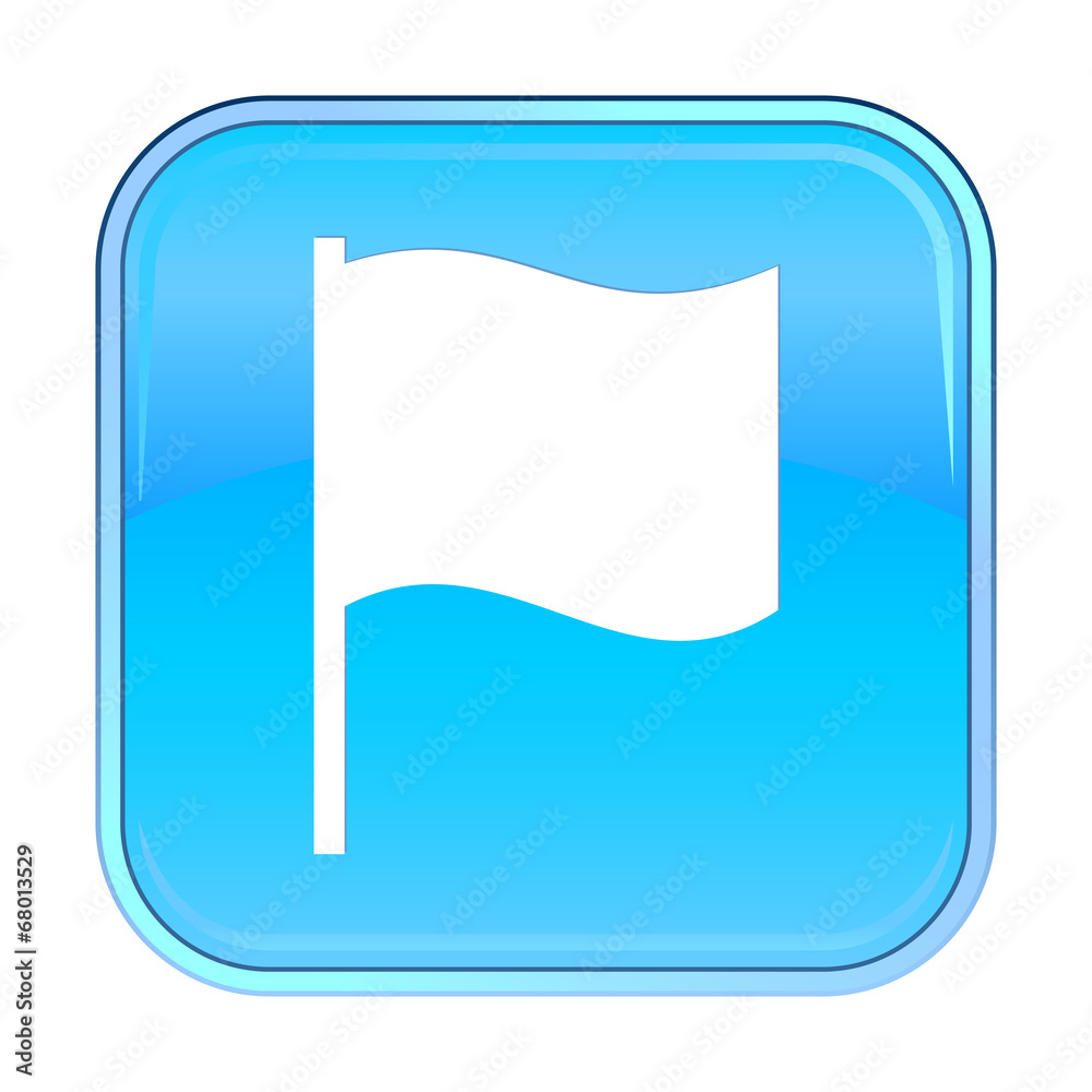 Isolated blue web icon on white background Isolated blue web icon on white background