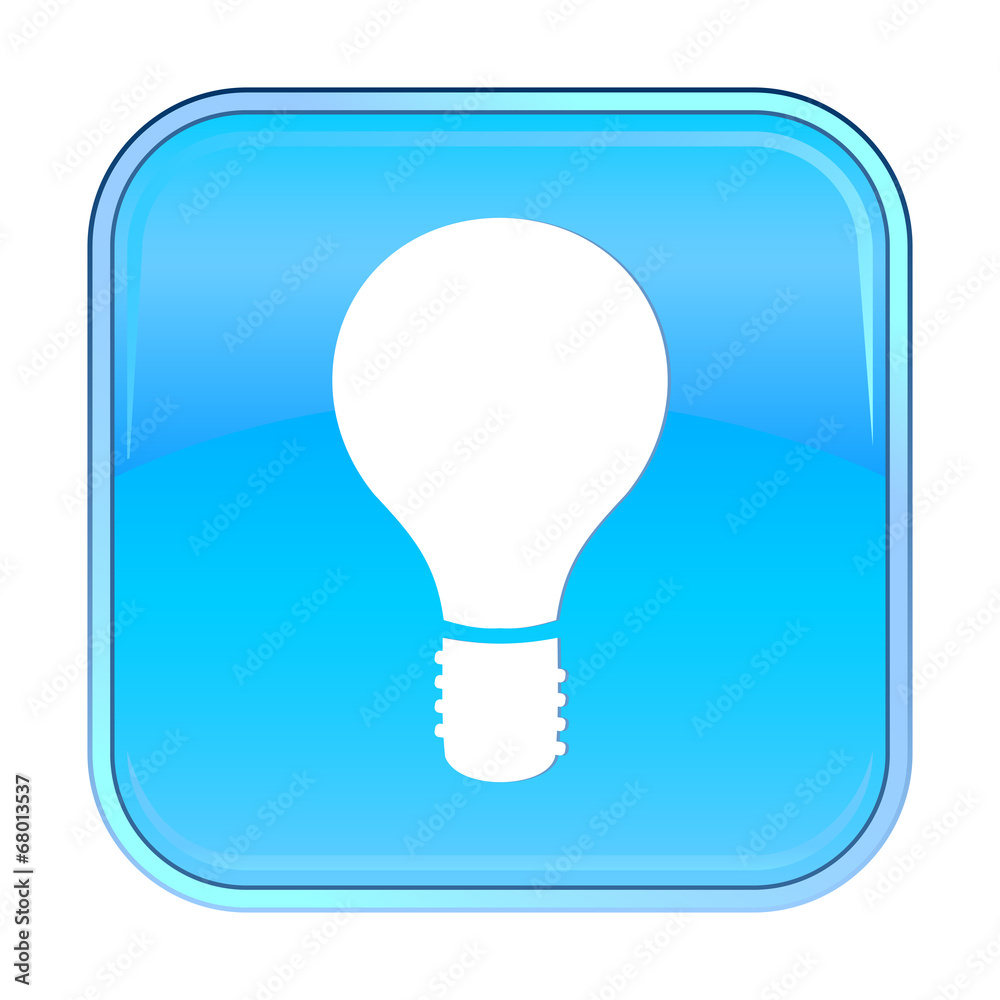 Isolated blue web icon on white background Isolated blue web icon on white background