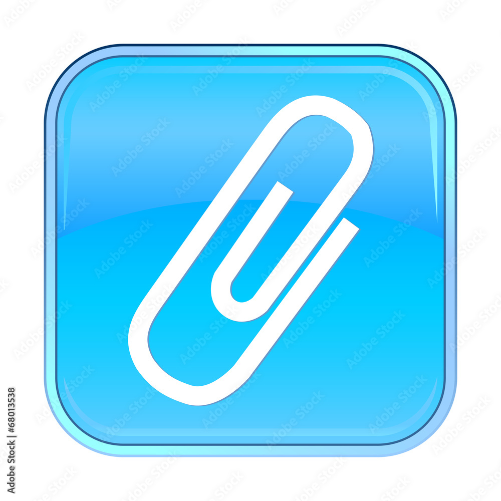 Isolated blue web icon on white background Isolated blue web icon on white background
