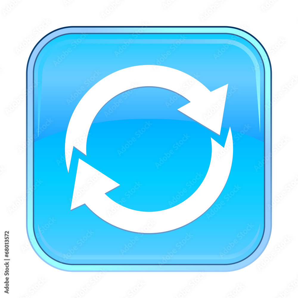 Isolated blue web icon on white background Isolated blue web icon on white background