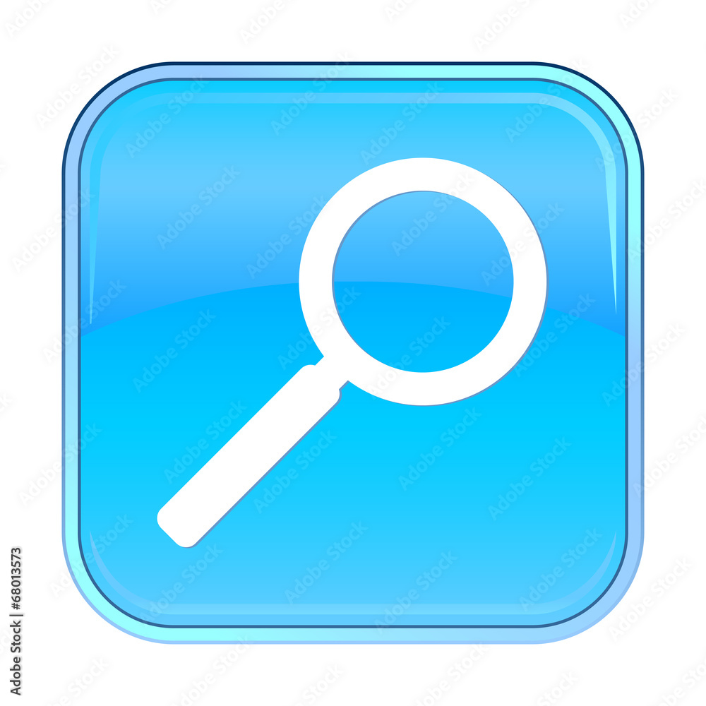 Isolated blue web icon on white background Isolated blue web icon on white background