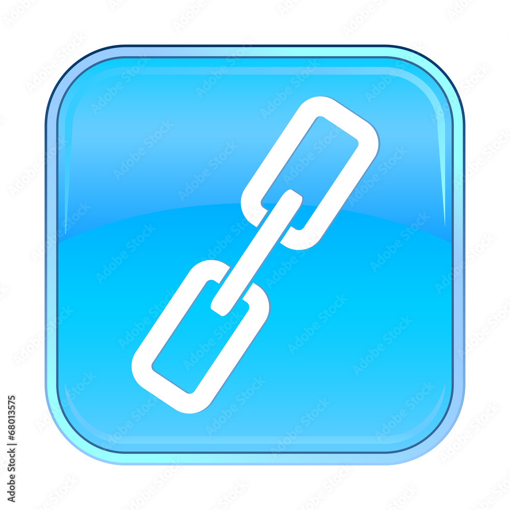 Isolated blue web icon on white background Isolated blue web icon on white background