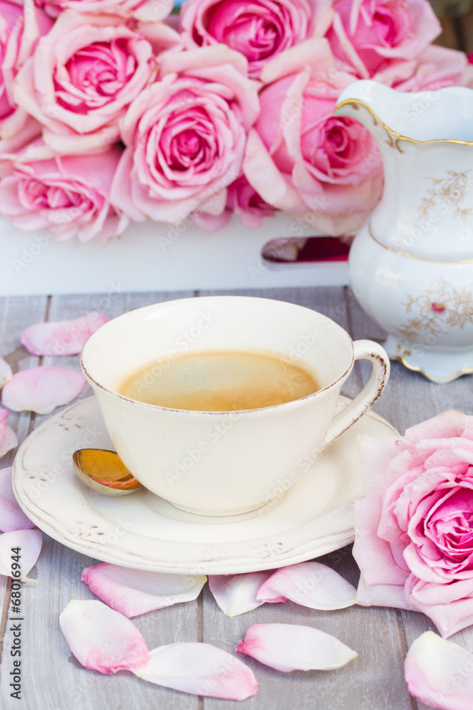 mug of coffee on breakfast mug of coffee on breakfast