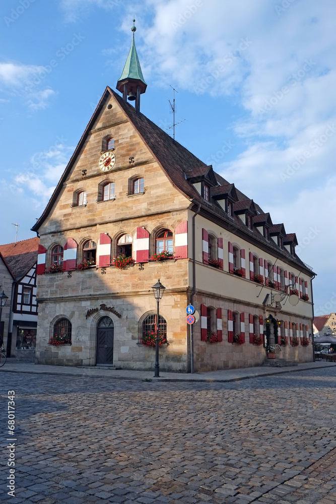 Obraz premium Rathaus in Lauf a. d. Pegnitz