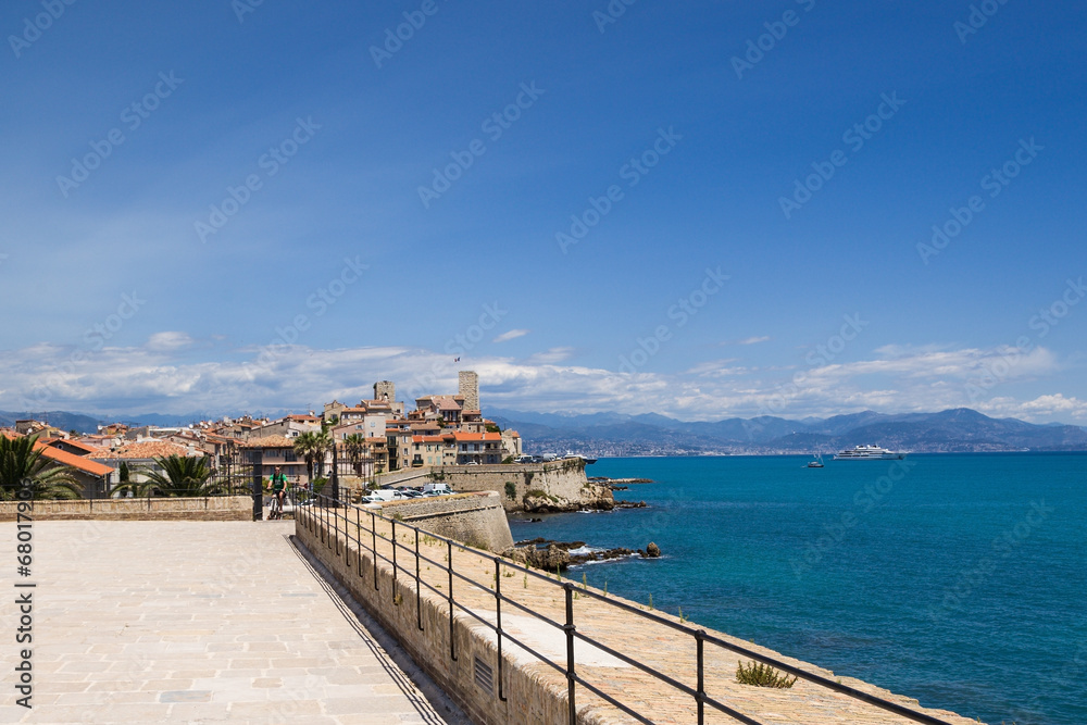 Antibes, France. Old fortifications